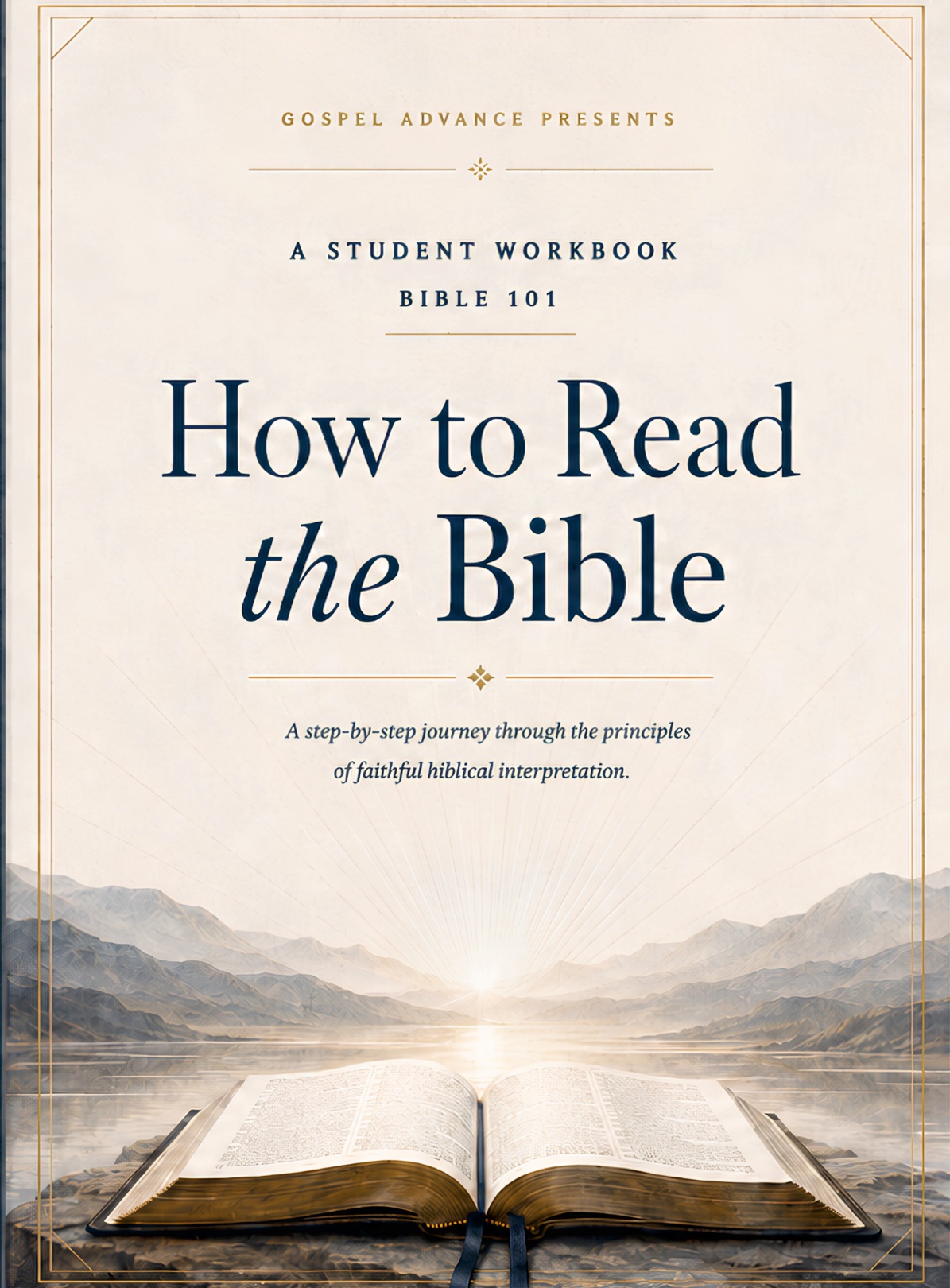 How to Read the Bible student workbook cover