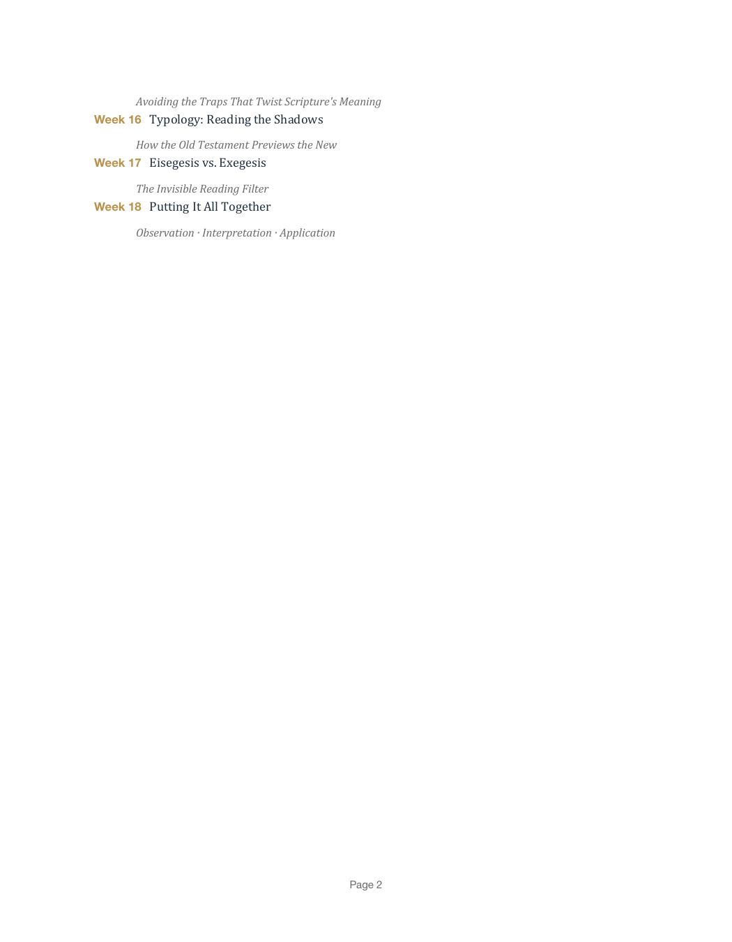 Table of contents preview page 2